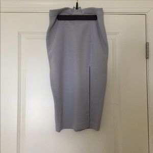 ALC Lilac/Periwinkle Pencil Skirt with Side Split